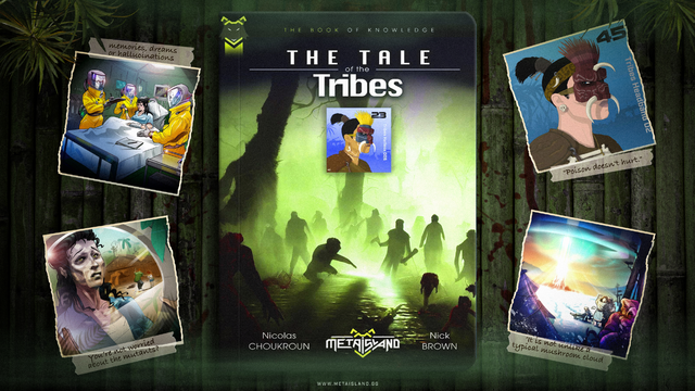 TheMetaisland's tweet photo. #Survivors, we're back with the #MetaIsland Book of Knowledge - The Tale of the Tribes 📚

Check out the exciting chapters &amp; plots in the Tribe book to understand the gameplay effectively 💯

Read now 👉 https://t.co/VLxWFKGjvI

#Metaverse #GameFi https://t.co/XrXQ6g4axW