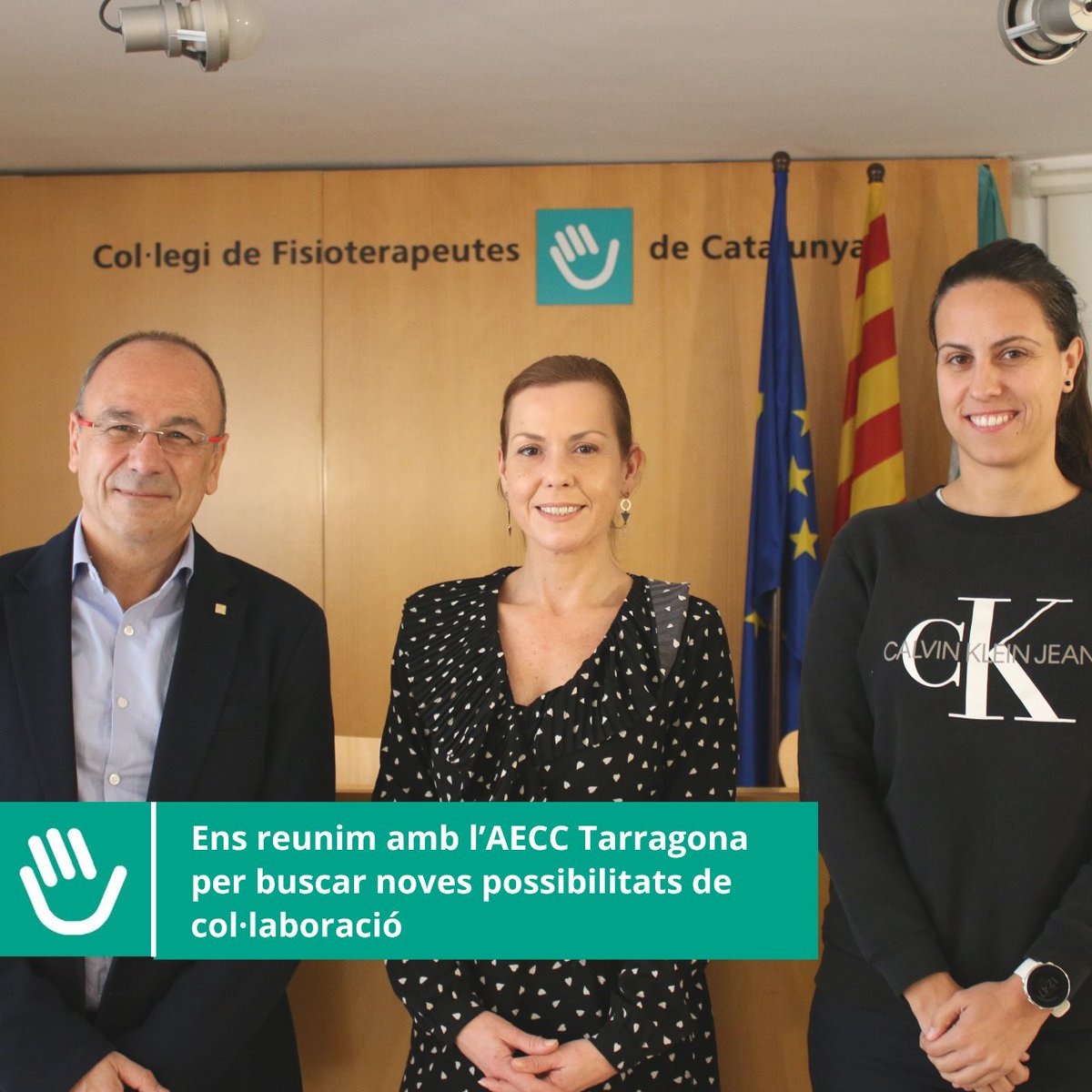 🙌 <a href="/colficat/">CFC</a> es reuneix amb <a href="/ContraCancerTAR/">Associació contra el càncer a TARRAGONA</a> per buscar noves possibilitats de col·laboració.

🤝 El 19 de desembre, la gerent de l’AECC Tarragona, Sra. Begoña Garcia, es va reunir amb el degà del CFC, <a href="/raiguade/">Ramon Aiguadé</a> i la secretària del CFC, <a href="/crisadillon/">Cris Adillón</a>.