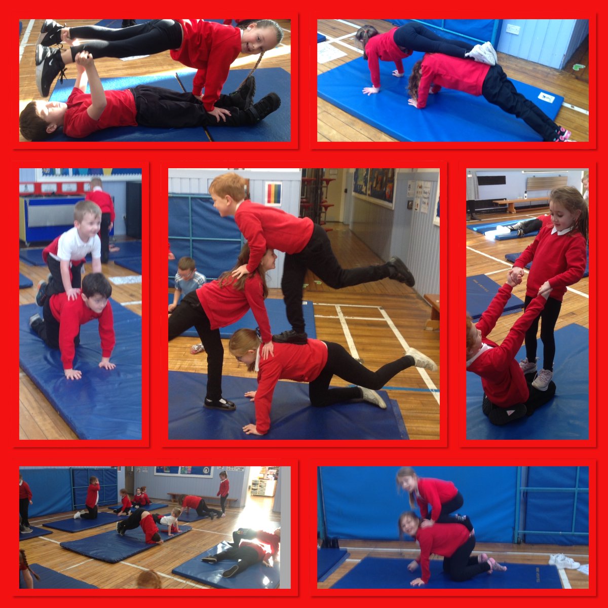 We have started our Gymnastics block this week in PE. We are developing our balance, strength and responsibility. @ActiveClacks @ClacksEducation #ClacksPrimaryPE #gymnastics