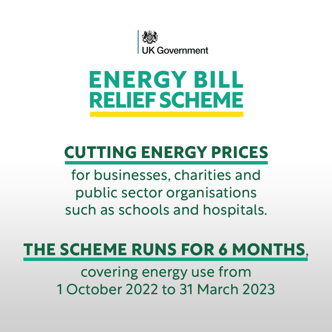 Department for Science, Innovation and Technology (@scitechgovuk) on Twitter photo Businesses, charities and public sector organisations will continue to get an automatic discount on their energy bills through the Energy Bill Relief Scheme until 31 March 2023.
<a href="/hmtreasury/">HM Treasury</a> have announced a new energy support scheme from 1 April 2023 🔽
gov.uk/guidance/energ… Businesses, charities and public sector organisations will continue to get an automatic discount on their energy bills through the Energy Bill Relief Scheme until 31 March 2023.
<a href="/hmtreasury/">HM Treasury</a> have announced a new energy support scheme from 1 April 2023 🔽
gov.uk/guidance/energ…