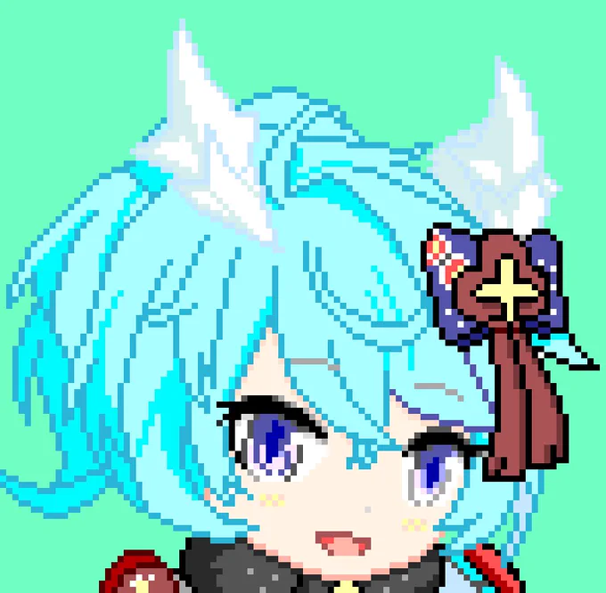正月シェフィちゃん復刻記念#pixelart #プリコネR #プリコネRドット絵 
