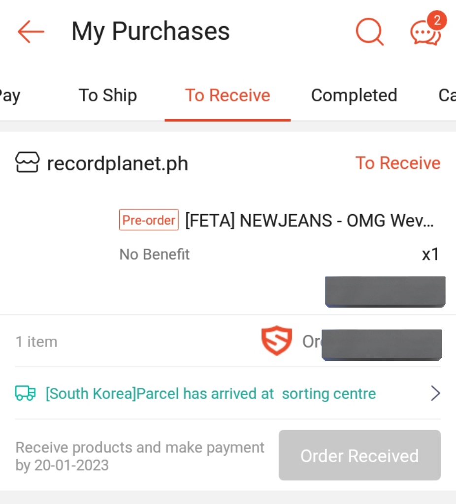 vibuyzi's tweet photo. [ #updateznisp NWJNS OMG BATCH 2 ]

batch 2 newjeans omg pahati is shipped out and already in transit to my address ! i'll be collecting the rembal of the claimers na po ! https://t.co/iXuTMsYAI9