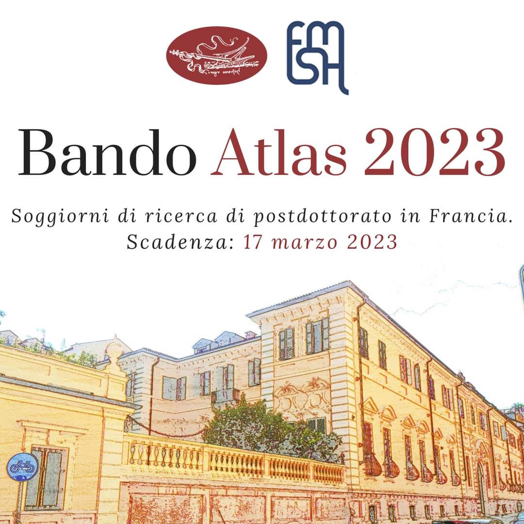 Fondazione Luigi Einaudi - Torino (@einaudionlus) on Twitter photo 🔴 #Atlas. Anche quest'anno, la <a href="/FondationMSH/">Fondation Maison des Sciences de l'Homme</a> e la #FondazioneLuigiEinaudi promuovono un programma di sostegno alla mobilità in #Francia per giovani di nazionalità italiana che abbiano sostenuto il titolo di #dottorediricerca dal 2017.
Scarica il bando👇
bit.ly/Atlas23 🔴 #Atlas. Anche quest'anno, la <a href="/FondationMSH/">Fondation Maison des Sciences de l'Homme</a> e la #FondazioneLuigiEinaudi promuovono un programma di sostegno alla mobilità in #Francia per giovani di nazionalità italiana che abbiano sostenuto il titolo di #dottorediricerca dal 2017.
Scarica il bando👇
bit.ly/Atlas23