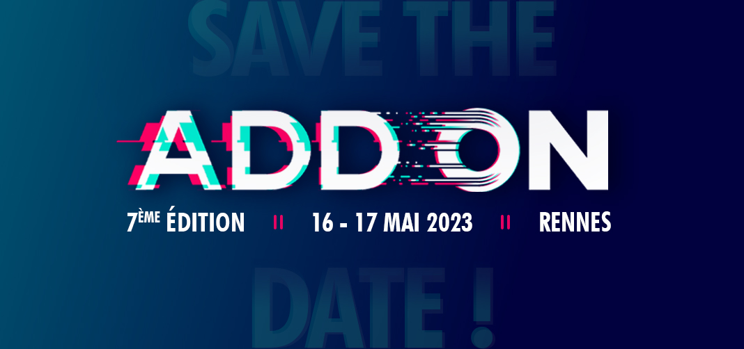 ADDON_EVENT's tweet image. C&apos;est officiel 🎉

#ADDON, l&apos;événement dédié aux créateur·ices de jeux vidéo revient pour une 7ème édition les 16 et 17 mai 2023 à Rennes !