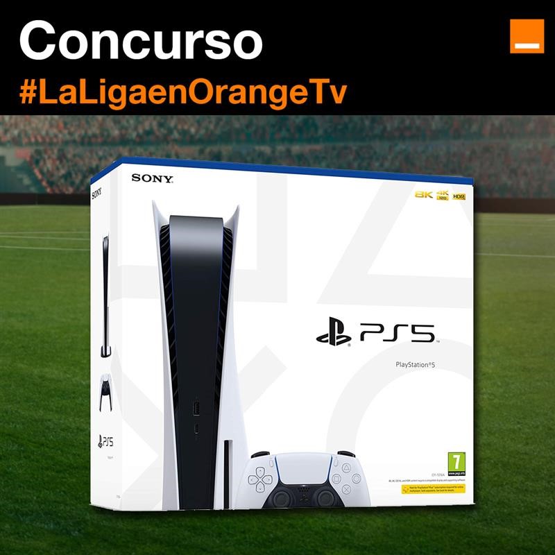 OrangeTV_es's tweet image. 🎉¡CONCURSO! 🎮Gana esta super PS5 ¿Cómo? Muy fácil👇

✅ Sigue a @OrangeTV_es y @LaLiga
🔄 Haz RT
💬 Cuéntanos quienes son tus amigos más futboleros y por qué, puedes mencionar a todos los que quieras + #LaLigaenOrangeTV

📃BBLL: bit.ly/3QuKdId