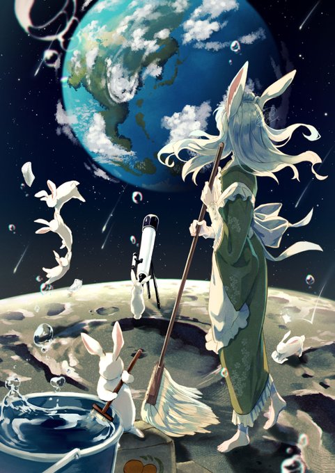 「earth (planet) solo」 illustration images(Latest)｜4pages