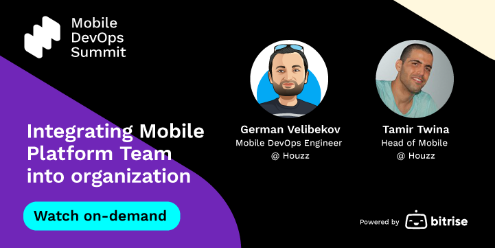 bitrise's tweet photo. Want to learn how @Houzz evolved from an on-premise model to a cloud CI/CD with a dedicated platform team? 

Learn more about their mobile platform journey here 👉 https://t.co/PI9pjzLgy3  

#mobiledevops22 #MobileDevOps https://t.co/sycyLajIYs