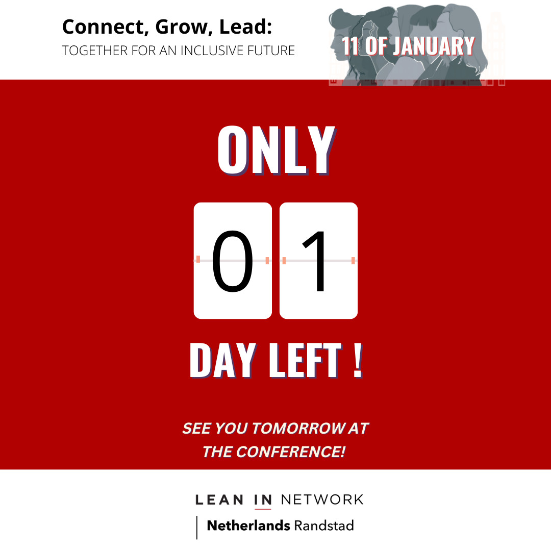 LeanInNL's tweet image. Tomorrow is the big day! 'Connect, Grow, Lead: Together for an Inclusive Future', the conference for leaders of the future and the people who want to pioneer the change.
Can't wait to hear from all the amazing speakers! 

#conference #networking #professionaldevelopment