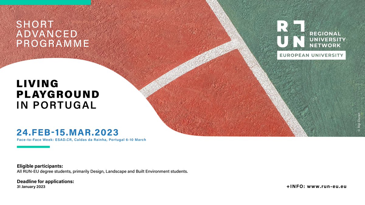 RUN – European University (@run_euniversity) on Twitter photo 📢 Are you interested in improving your understanding of the health and well-being of ecosystems and humans?
🆕 Join this Short Advanced Programme!
APPLY BY 31 JANUARY
+INFO: bit.ly/SAP_Living_Pla…
#run_eu 📢 Are you interested in improving your understanding of the health and well-being of ecosystems and humans?
🆕 Join this Short Advanced Programme!
APPLY BY 31 JANUARY
+INFO: bit.ly/SAP_Living_Pla…
#run_eu