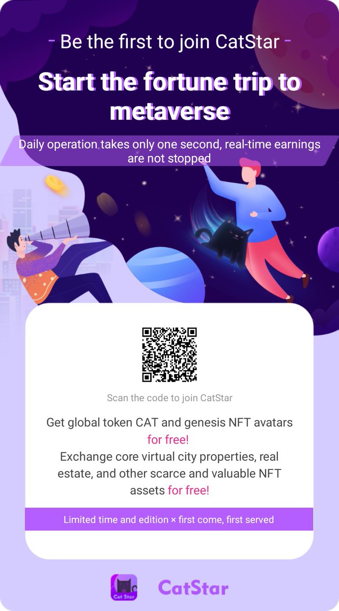 EltrixOfficial's tweet photo. I made $40 in 7 days i think is a good deal for you to start using it too and if you join by my referral link you'll get 3000CAT ( ~$10 )
Here is my referral code for CatStar. Use the referral code to boost:7WDN2Z. Download at https://t.co/Od3gTmUUY7 https://t.co/hurMDJjahg
