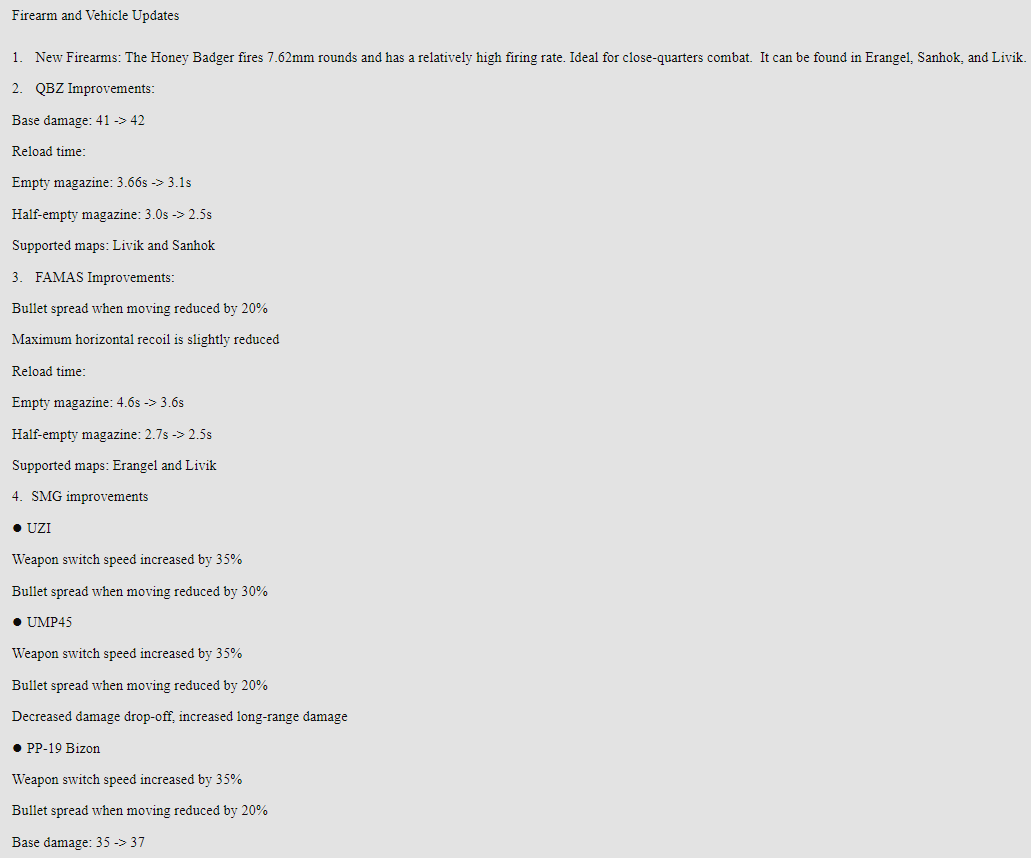 Did you tried out the Update 2.4 of PUBG MOBILE already? 🤔🤔

And if yes, what do you think of the recent weapon balance changes?