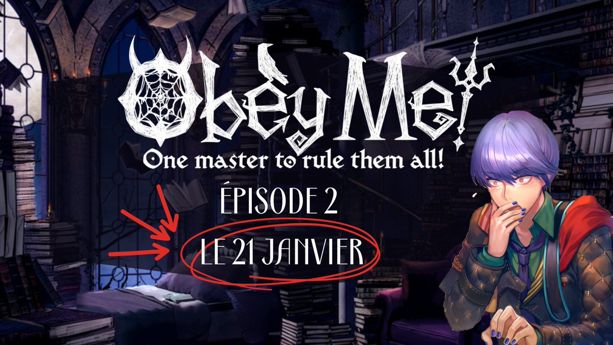 ObeyMeVF's tweet photo. Bonne année !!
Nous sommes de retour ! 😈💜

Notez-le bien !
L'Épisode 2 de la VF de l'anime Obey Me! ... c'est pour bientôt ! ✨

Nous avons hâte de vous revoir ! 😈 https://t.co/gkH1zLRSVa