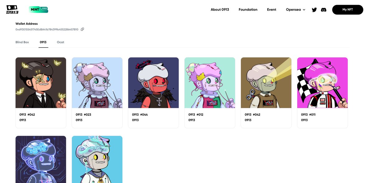 0913_ErrorCode's tweet image. Congratulations! When you confirm your choice, you will get a one-of-a-kind 0913 of your choice. It will be updated on the 0913 ErrorCode official website and OpenSea.