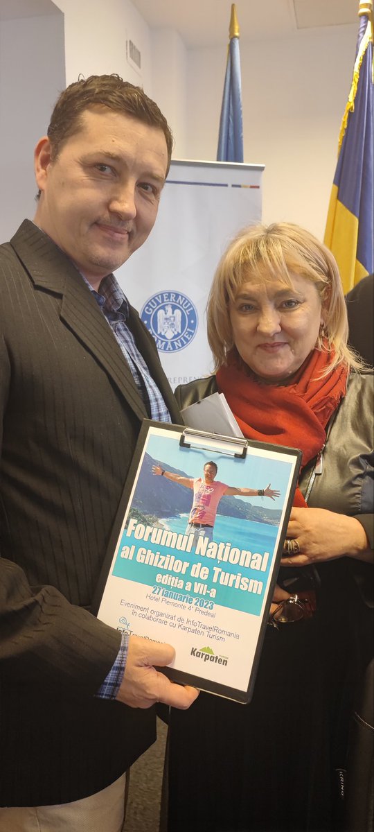 InfoTravelRo's tweet photo. Acum câteva minute.
Doamna Secretar de Stat Tudorita Lungu a reconfirmat prezenta la Forumul Ghizilor. https://t.co/piC0PqcX5c