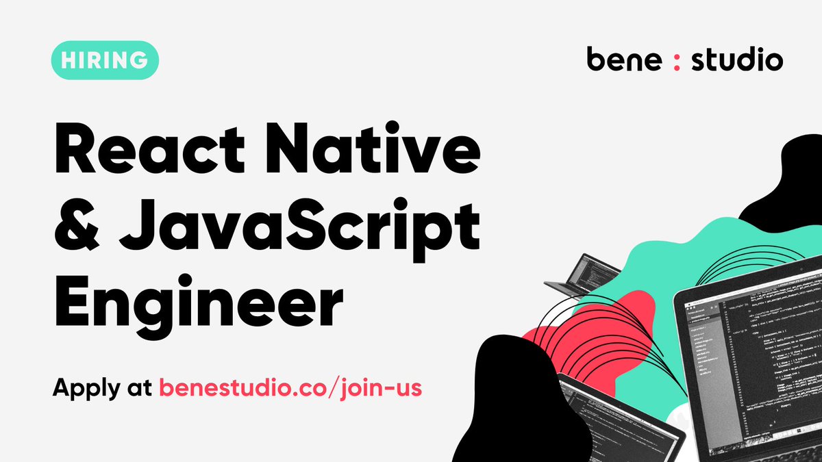 📢 We're looking for an experienced #ReactNative & #JavaScript engineer to join our team in Hungary! If you have a passion for writing clean, efficient code and a desire to help make a difference, we'd love to hear from you. Apply here: benestudio.co/join-us/react-… #techjobs #itjobs