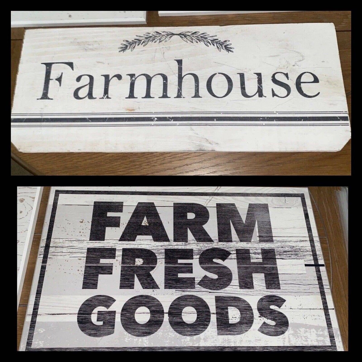 Excited to share the latest addition to my #etsy shop: 2 Farmhouse Signs Farm Fresh Goods & Distressed Plaque Wood Wall Decor etsy.me/3ZhnEuG  #bedroom #woodsign #homedecor #walldecor #farmsign #farmhousesign #sign #fabulousfinds007