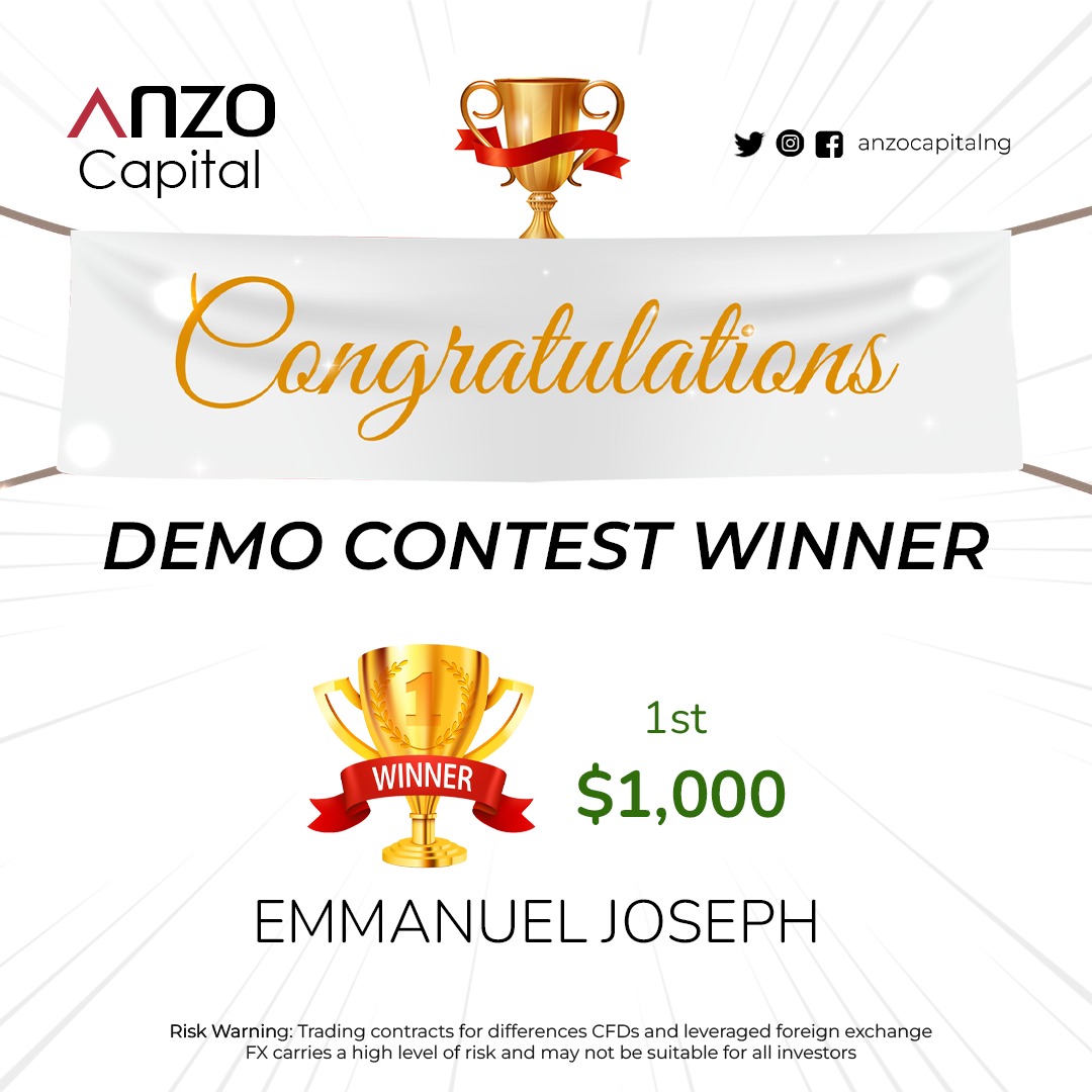 anzocapitalng's tweet photo. 🥇🥈🥉 Congrats to all the winners of the Anzo Demo Competition. what an amazing feat! 👏

🌐 see more:
https://t.co/zJCxZfYrYi 

stay tuned for more amazing competitions.

#anzocapitalng #tradingcompetition #contestwinners #forex  #traders #democontest #winners https://t.co/YeqtpYwvwy