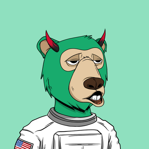 RicTemm1402's tweet photo. TRANSFORMATION TUESDAYS!

L1 mutation completed on this Green Spacesuit!

Love it!                        🔥💯🔥

@OkayBearsYC @OBYCLab 
#OBYC #OBYCLabs #OkayBearsYC #imBORED #imOKAY #NFTcommunity #Bearendipity #MutantsVsMachines #NFT https://t.co/71pOQL7ATh