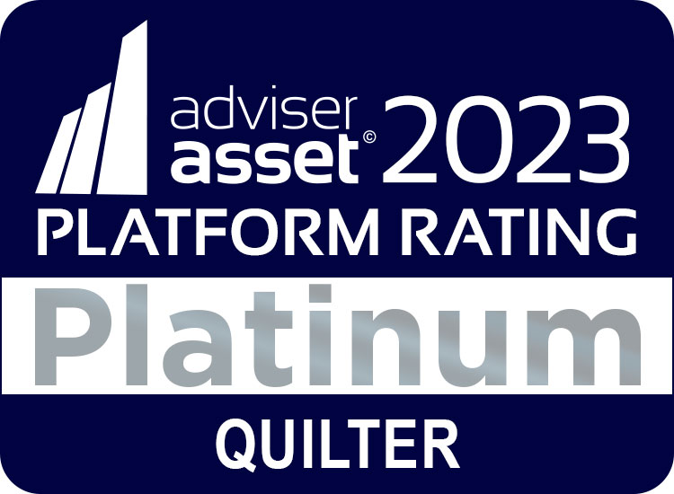colinturton's tweet photo. @quilter/@Quilter_Adviser, arguably the founder of the platform movement is Platinum rated for the 8th consecutive year! https://t.co/WsmDVhZl61