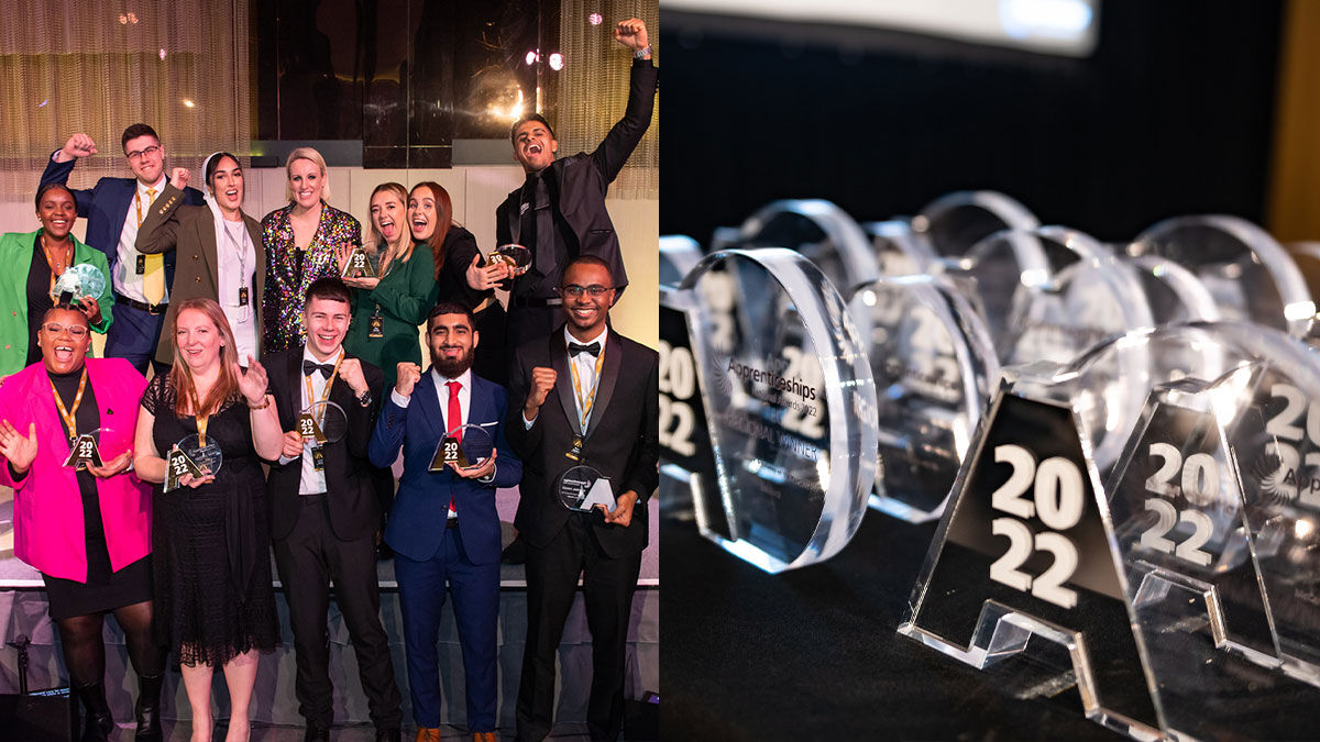 EFXAwards's tweet photo. Check out the incredible @apprenticeship awards and winners from the 2022 National Apprenticeship Awards. Celebrating the achievements of motivated and talented apprentices from across the UK, as well as the employers who champion them. Read more here: https://t.co/rEl3ActEHR https://t.co/E4wx5jiX2B
