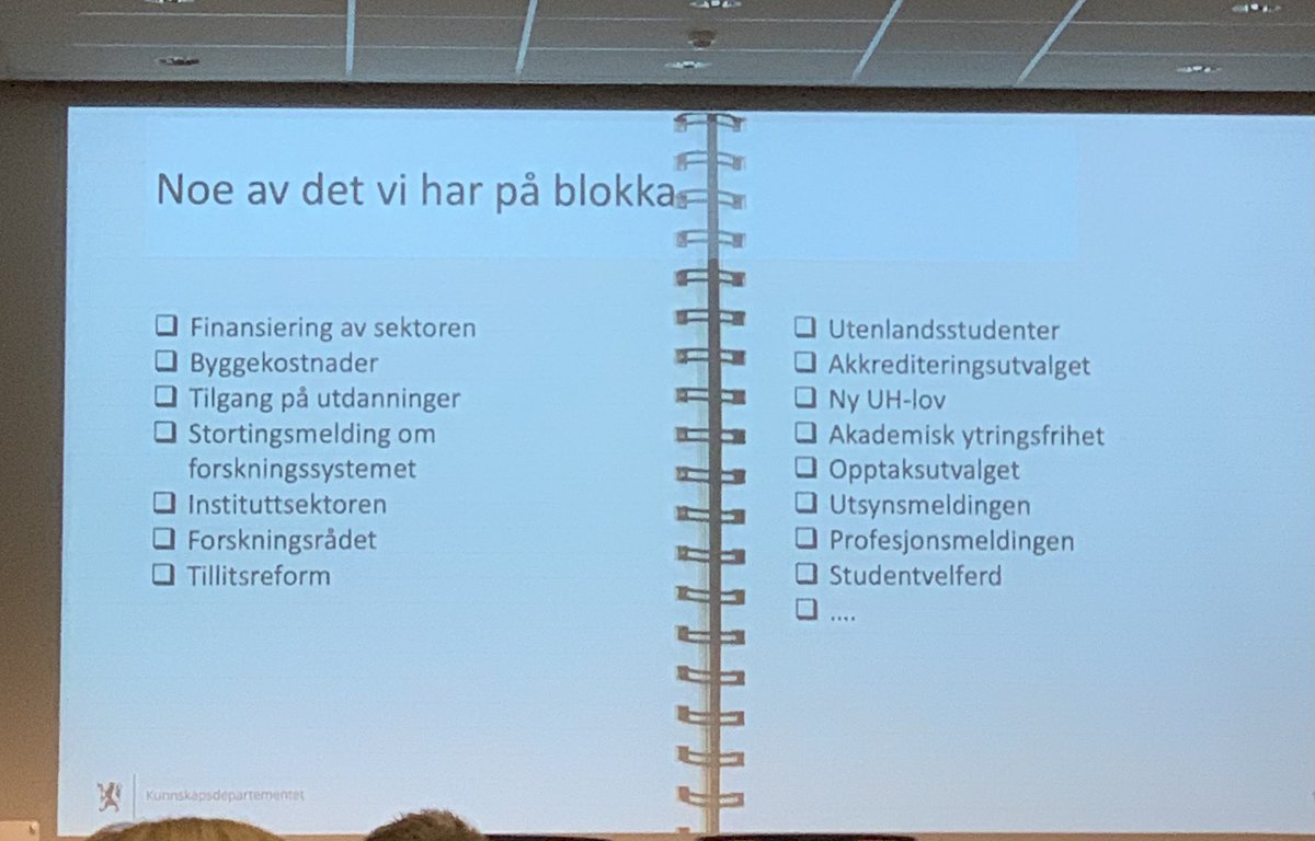 Anne Kjersti Fahlvik (@akfahlvik) on Twitter photo Kontaktkonferansen <a href="/Kunnskapsdep/">Kunnskapsdepartement</a> med innspillsøkt etter statsrådens gjennomgang av hva som skal «ekstremt pusses opp» i sektoren. <a href="/TanjaStorsul/">TanjaStorsul</a> ga gode råd: Vær kunnskapsbasert, start med målene og vært obs på sammenhengene i FoUI-systemet under oppussingen Kontaktkonferansen <a href="/Kunnskapsdep/">Kunnskapsdepartement</a> med innspillsøkt etter statsrådens gjennomgang av hva som skal «ekstremt pusses opp» i sektoren. <a href="/TanjaStorsul/">TanjaStorsul</a> ga gode råd: Vær kunnskapsbasert, start med målene og vært obs på sammenhengene i FoUI-systemet under oppussingen
