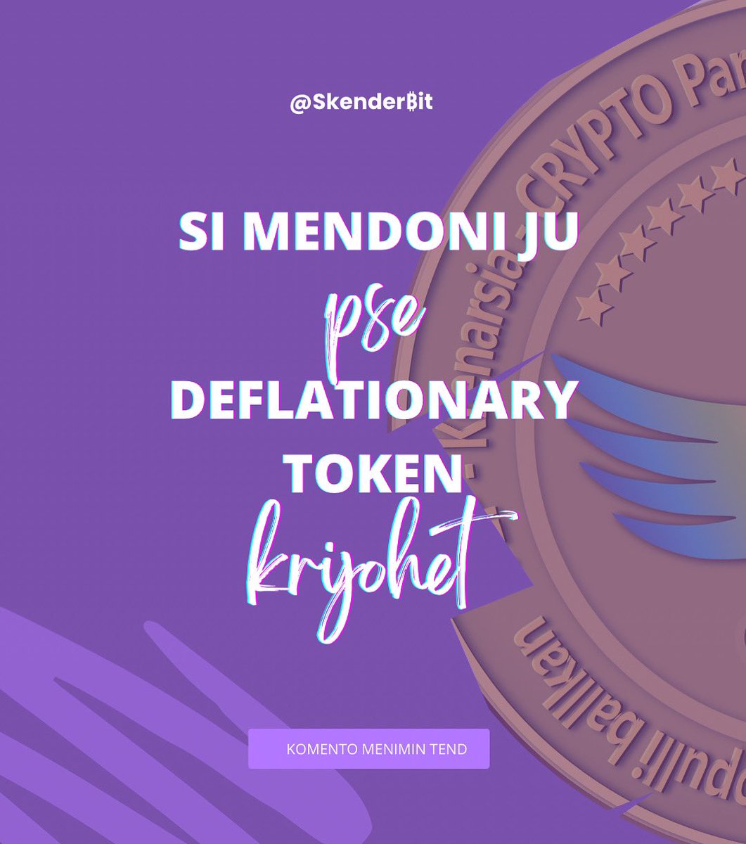 skenderbit's tweet photo. Komento mendimin tend .. 💬 

@skenderbit Kripto e Pare e Ballkanit 💯🎉 Totalisht i pajtueshme ne metamaske. ✅

.
.
.
.
.#paywithcrypto #albania #kosova #maliizi #maqedoni #gjilan #tirane #deflationarytoken #monedhavirtuale https://t.co/r0ZYIZzBaK