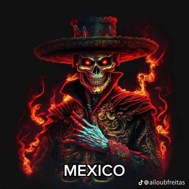 JuliusWhite's tweet photo. Le pidieron a una IA que dibujara algunos países como si fueran super villanos y el resultado es ESPECTACULAR, ¿pero con Venezuela no se si reír o cuestionarme muchas cosas? Pienso que sí le hubiesen puesto un traje de piel humana cubierta de sangre habría quedado perfecto! https://t.co/YBuFOoeM2C
