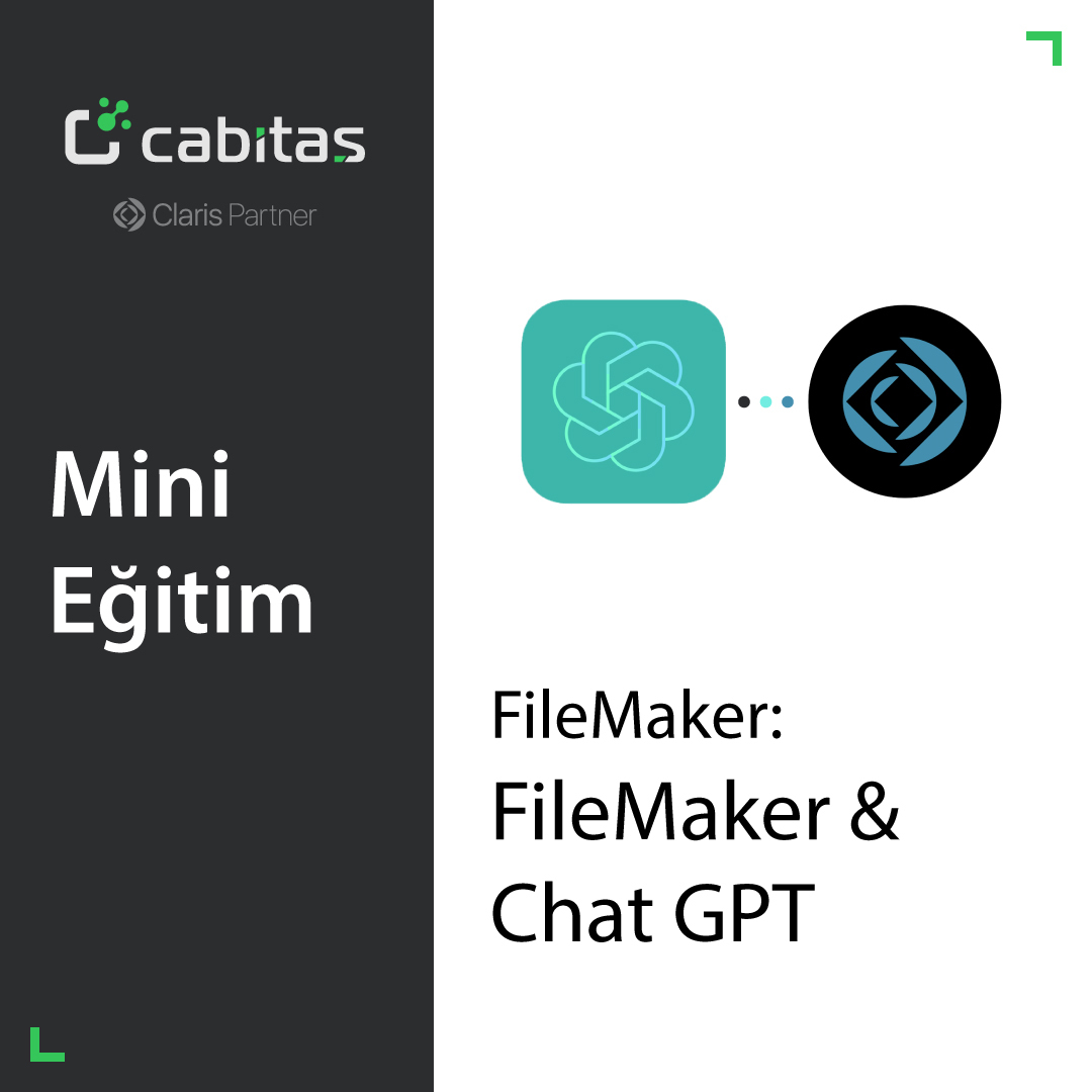 CabitasTR's tweet photo. Mini FileMaker eğitimimizle FileMaker ve ChatGPT arasındaki etkileşimi keşfetmek için eğitim videomuza göz atın.
Video Linki: https://t.co/sHyomxlrGt
.
#yapayzeka #ai #chatgpt #filemaker #clarisfilemaker #FileMakerTraining #filemakereğitim
#FileMakerEducation #FileMakerCourse https://t.co/fJmHrIBH0d