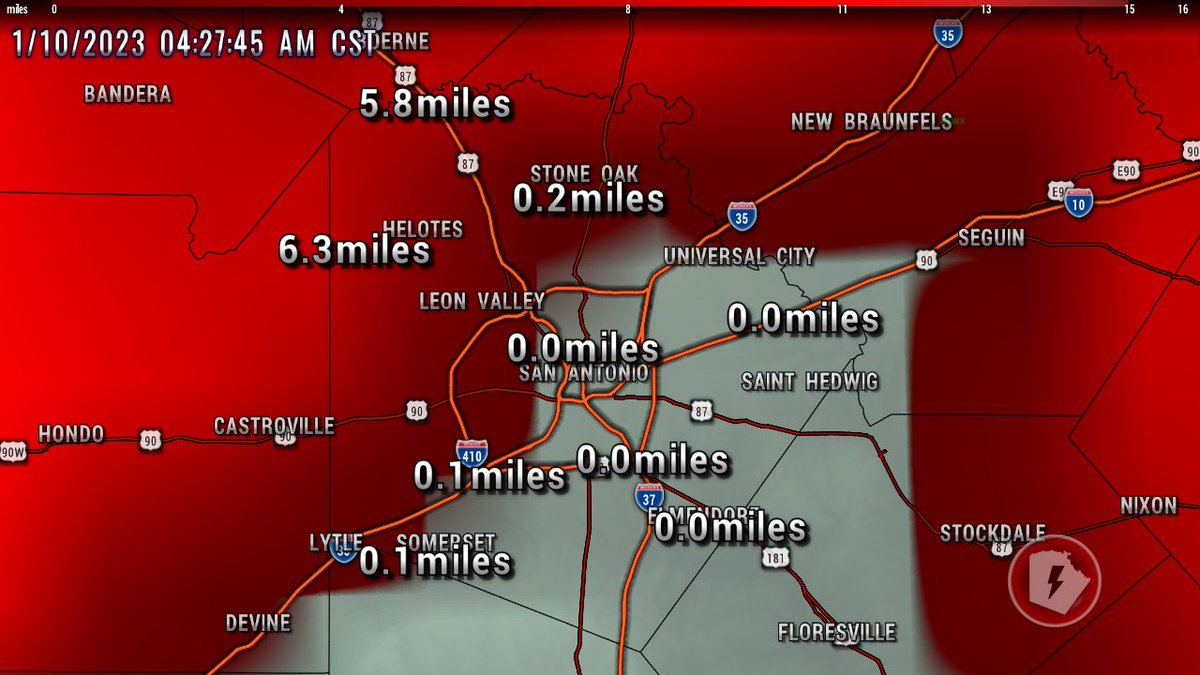 BexarCOSW's tweet photo. Widespread fog out there. Thus, a dense fog advisory is in effect until 10am. #AMCommute
β
Allow extra time for your destination.
β
Leave plenty of space between you & vehicles in front of you.
β
Drive slowly/cautiously.
β
Use low beam/fog lights.
#SATWX #TXWX https://t.co/uIRf5nPN73