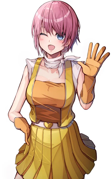 ラブバケ衣装の一花描きました!#五等分の花嫁 #中野一花 #イラスト 