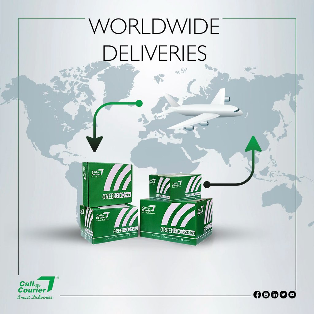 We deliver your shipments from Pakistan to any other country in an instant. Rely on us for fast and hassle free deliveries. 

#CallCourier #SmartDeliveries #SmartCOD #InternationalDelivery