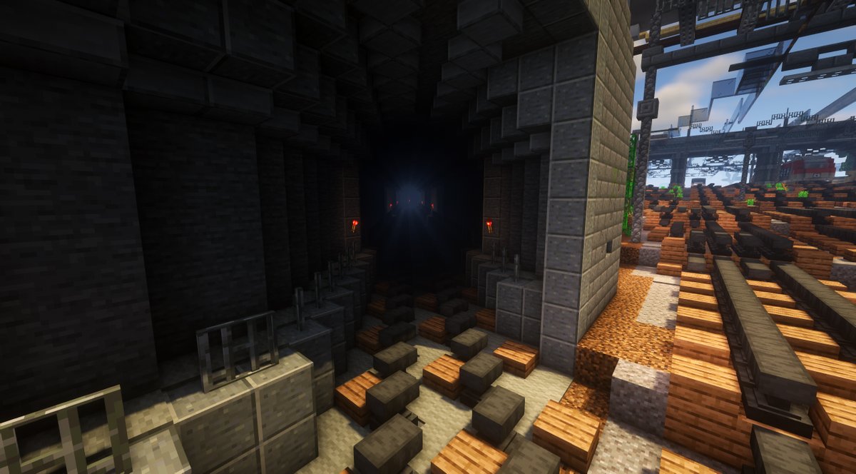 Diff_Aventures's tweet photo. Un des nombreux tunnel ferroviaire de la ville. 🚆
#DifficilesAventures #Minecraft #SurvivalBuild https://t.co/O6ZhyOhu4v