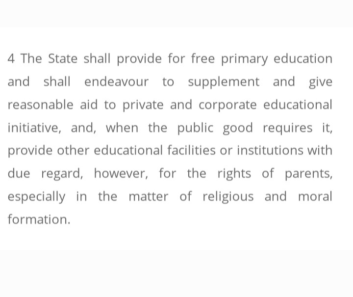 atheistie's tweet photo. State cannot force parents to send their children to publicly funded Catholic schools Art42.3.1. State need only endeavour to fund Catholic schools Art42.4. Why are we left with no choice but to send our children to these publicly funded schools against our conscience. https://t.co/wwLLN58Q2l