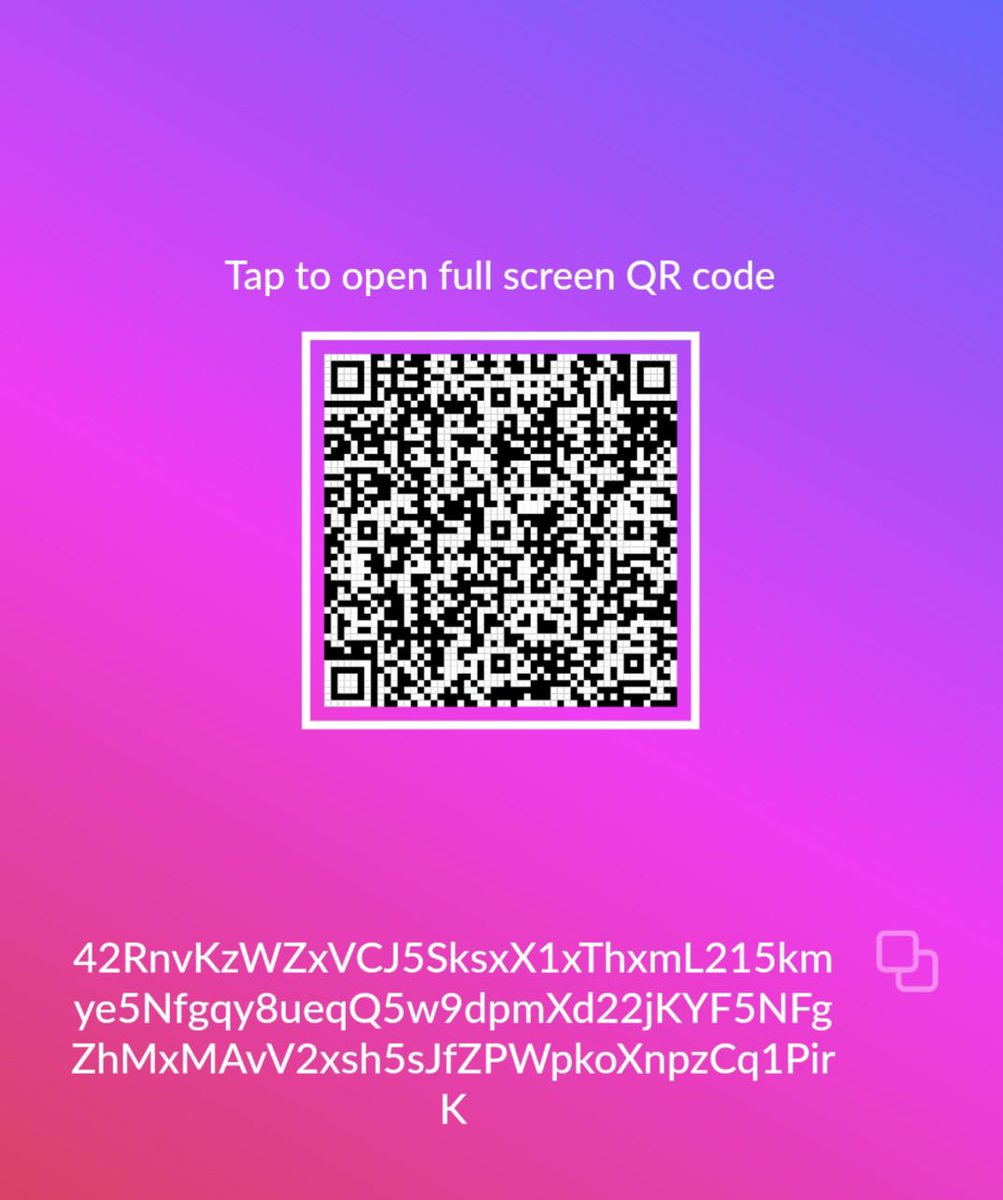 Ali3ky's tweet photo. @cakewallet @MoneroCom 42RnvKzWZxVCJ5SksxX1xThxmL215kmye5Nfgqy8ueqQ5w9dpmXd22jKYF5NFgZhMxMAvV2xsh5sJfZPWpkoXnpzCq1PirK https://t.co/R8DAbZHrvC