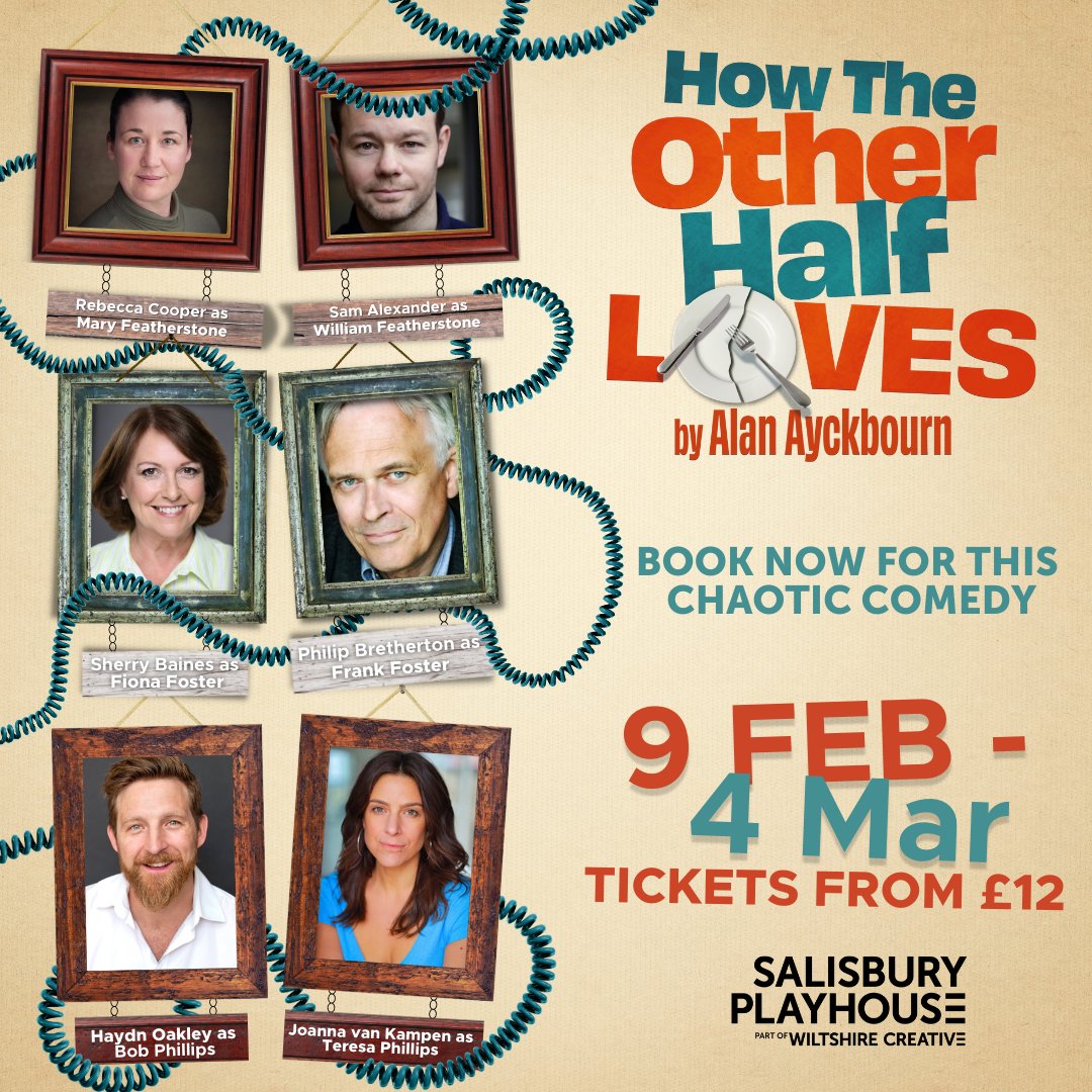 BelfieldWard's tweet photo. Happy to announce the brilliant @HaydnOakley will be appearing as William Featherstone in #HowTheOtherHalfLoves at Salisbury Playhouse
@WiltsCreative cast by the fabulous #GabrielleDawes! First performance 9th Feb! https://t.co/lTiz3uimyI