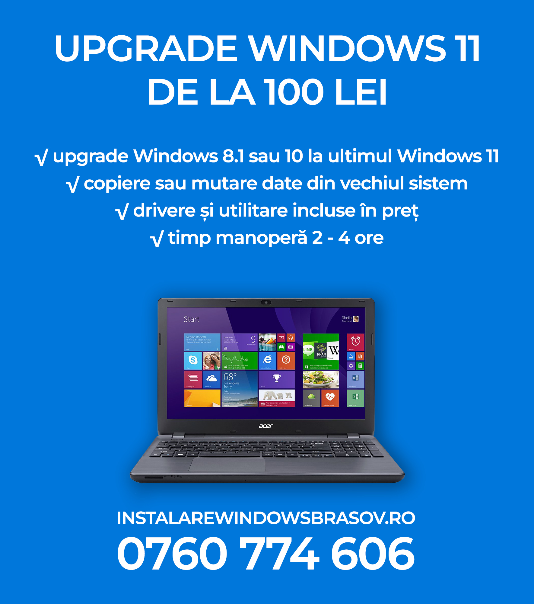 Instalare windows brasov on twitter upgrade windows 8 1 10 sau 11