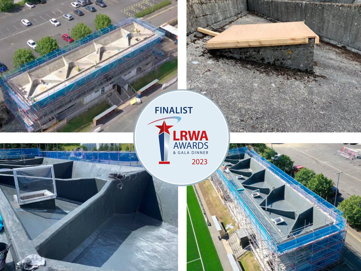 KemperSystemUK's tweet photo. Kemper System is thrilled to have been shortlisted for this year’s #LRWAawards2023 in the 'LIQUID #ROOFING PROJECT OF THE YEAR <1000㎡ category:
🔹NETHERDALE STAND - in conjunction with @CRL_Limited
It’s fantastic to be #finalists once again for this prestigious event!
#proud https://t.co/oXetFIGAtD