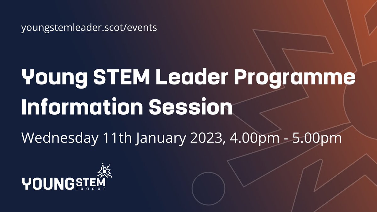Want to know more about delivering the Young STEM Leader Programme (YSLP) for young people in Scotland? Sign up here  bit.ly/3imjscF #edutwitter #communitygroups