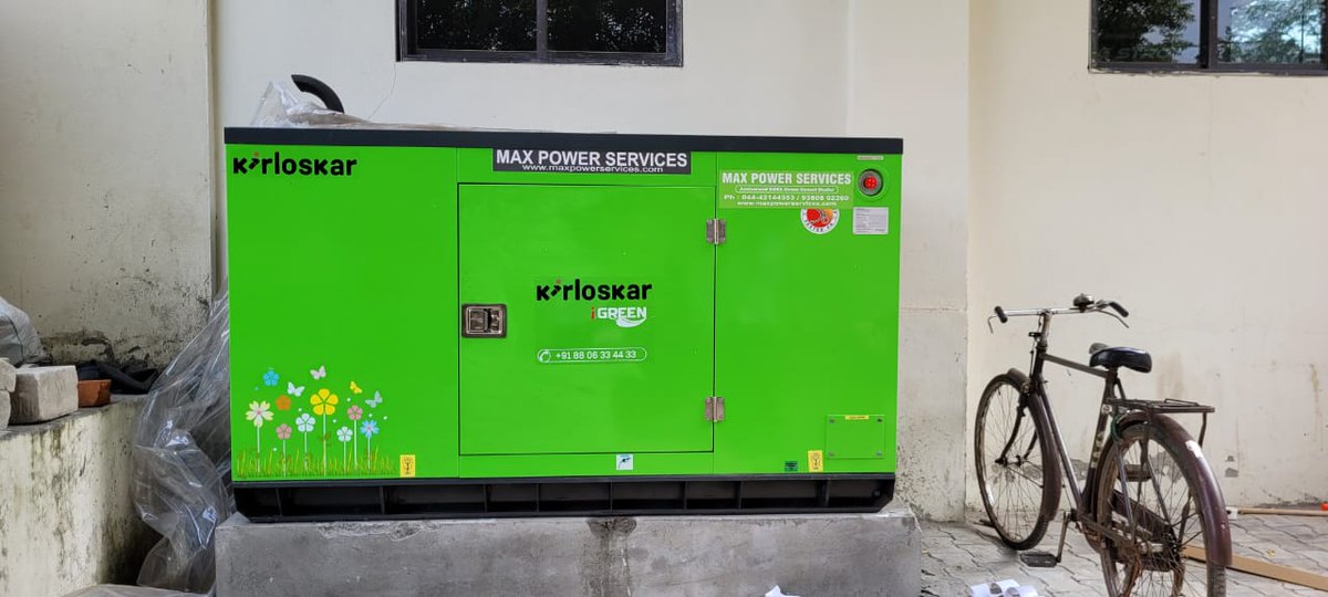 maxpowerservice's tweet photo. Recent Supply of 20kVA #Kirloskar #iGreen #Diesel #Generator Set at #Nolambur #Chennai #District #Tamilnadu
For more details Visit us https://t.co/cNdhgDr3oA or Call us 9344193646, 9380802260
#chennai #Thiruvallur #industry #Hosur #apartment #flats #Theni #Thiruvannamalai https://t.co/SHVKPwK74H