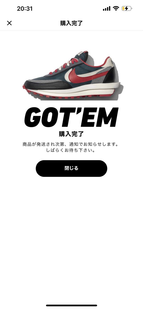 gX5KRzamiy6DNO4's tweet photo. やべーよ…
買っちまった…
UNDERCOVER×sacai×Nike LDWaffle
"Midnight Spruce /Pale Ivory-Dark
Grey University Red"
#アンダーカバー
#サカイ
#ナイキ
#LDワッフル
#UNDERCOVER
#sacai
#nike
#LDWaffle
#スニーカー https://t.co/71HLp8XQMF