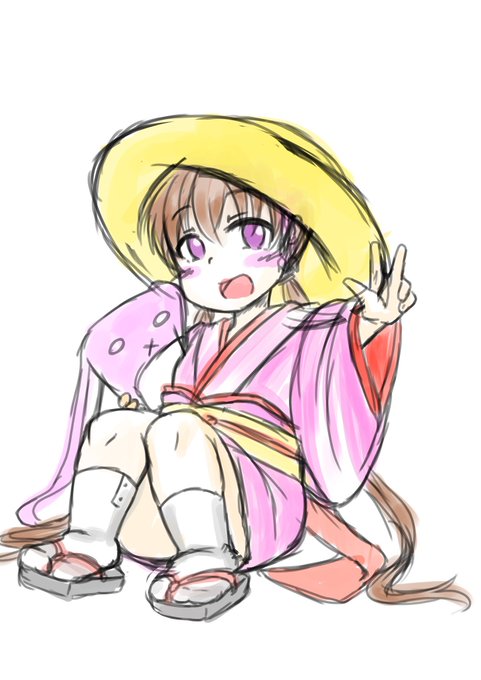 今描いてるやつ 