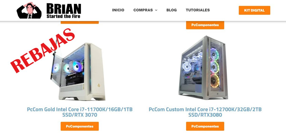 StartedBrian's tweet photo. COMIENZAN LAS REBAJAS!!!
Consigue grandes descuentos en PC'S de Sobremesa
https://t.co/teBBqiAxOx
#ordenadores #ordenador #pc #sobremesa #rebajas #ofertas https://t.co/S4Shl0Mk7l