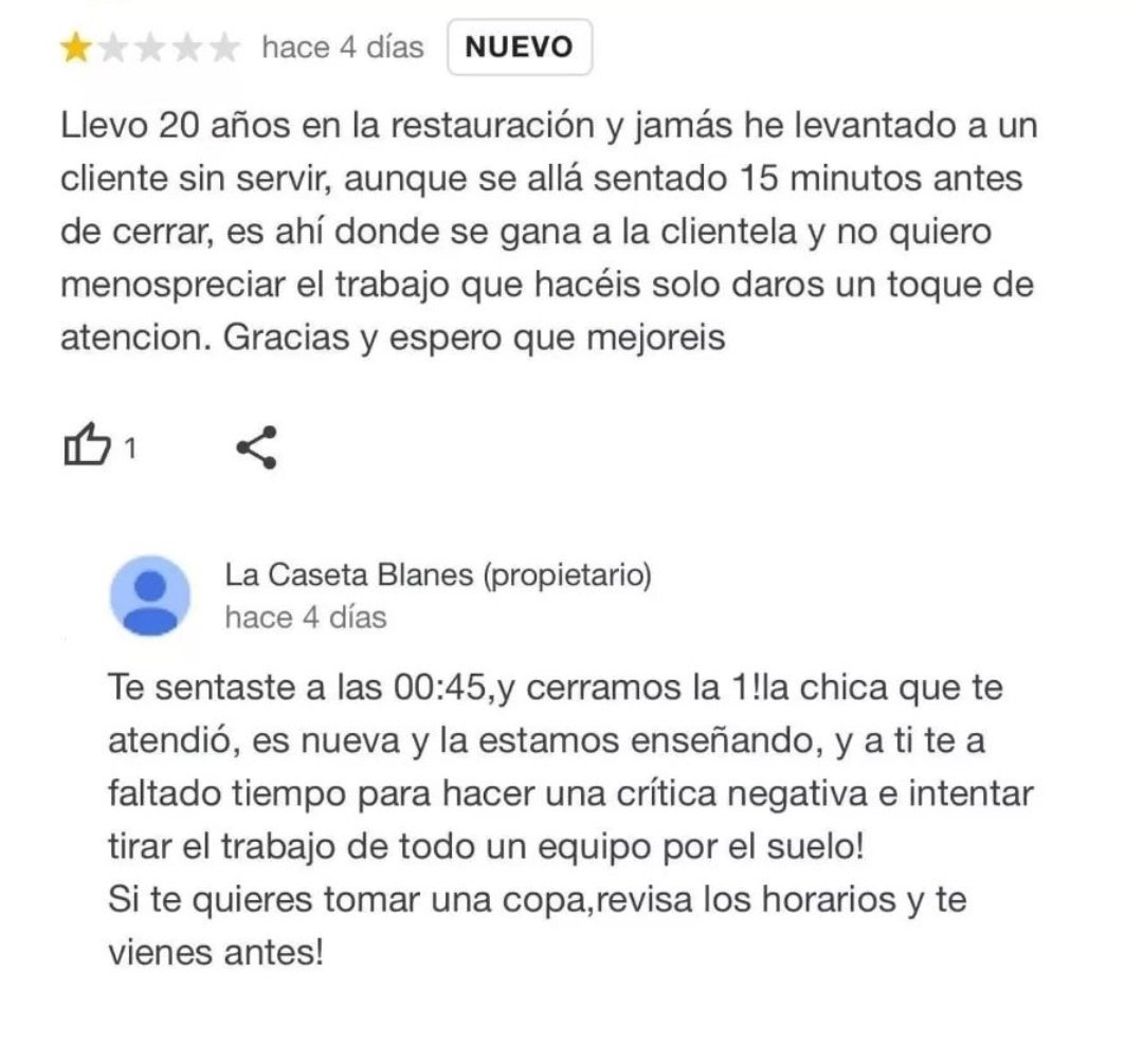 soycamarero's tweet photo. Si llevas 20 años en restauración, poco de nota... https://t.co/0Q5Lmx6zD7