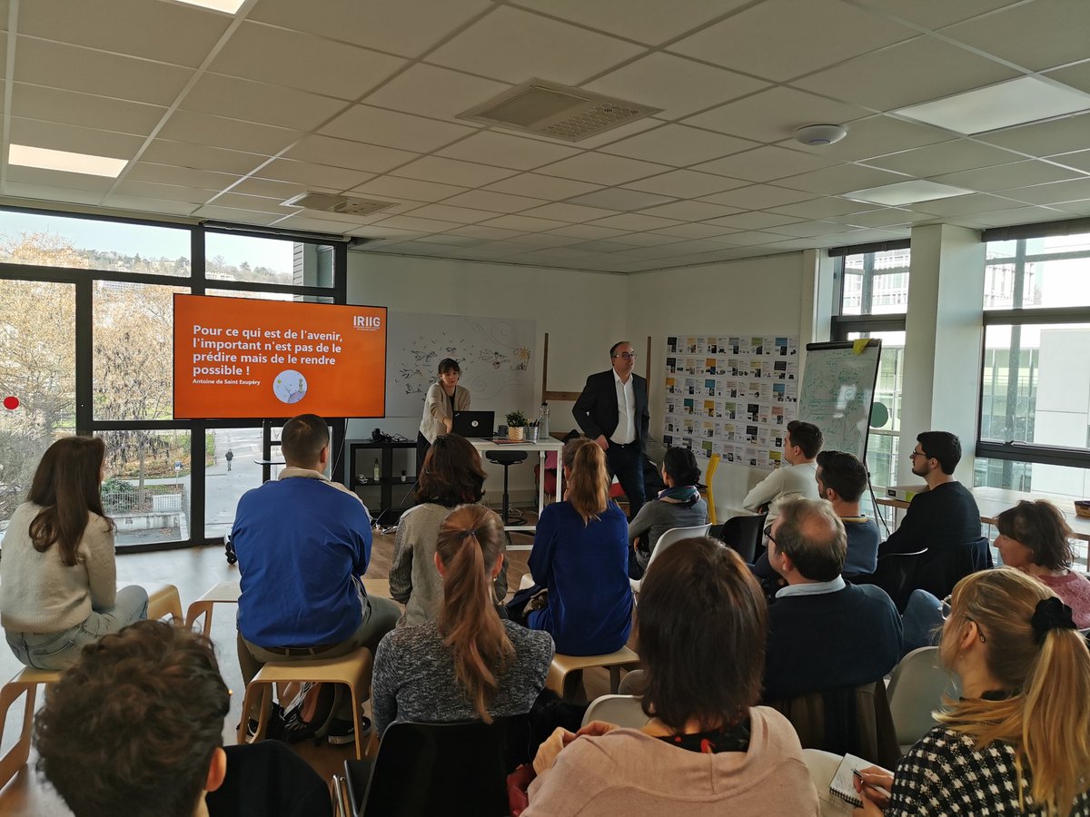 CMinicillo's tweet photo. Le Crédit Agricole Centre-Est présent au rdv Lyve chez IRIIG grande école de l'innovation. Présentation de Waoup et Shaker. Les partenaires et entrepreneurs ont répondu présents. #cacentrest Crédit agricole Centre-est #lyve LYVE Lyon #iriig https://t.co/IQ3L2aJy84