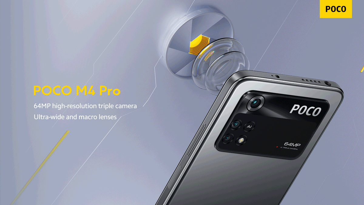 PocoPakistan's tweet photo. POCO M4 Pro is equipped with a high resolution triple camera to #MaximizeYourFun while you capture memories.
#POCOM4Pro https://t.co/2Rx7LMARUH