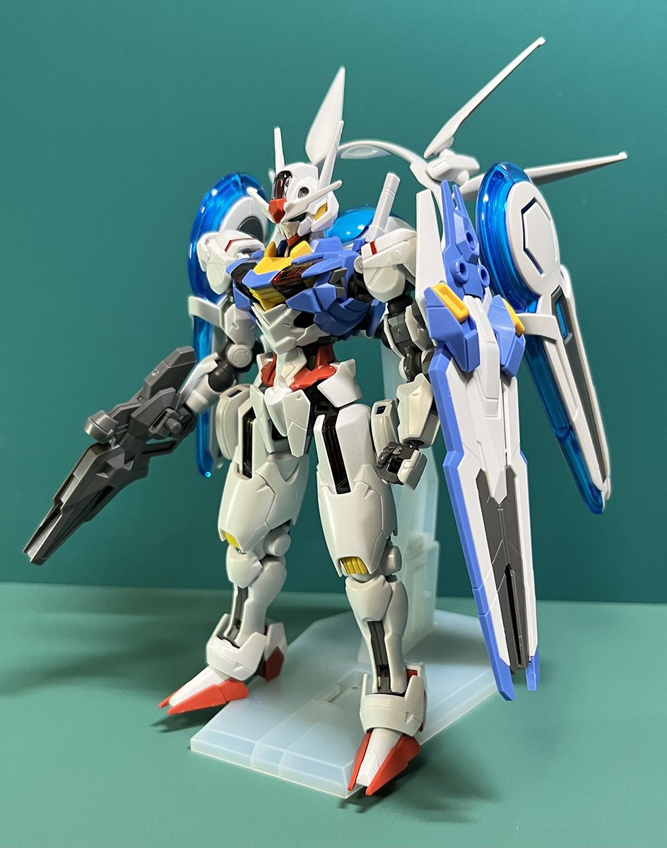 エアリアルにGセルフのPパック合いそうと思ってGセルフ作って並べてみたけど結構合うなぁ.... 