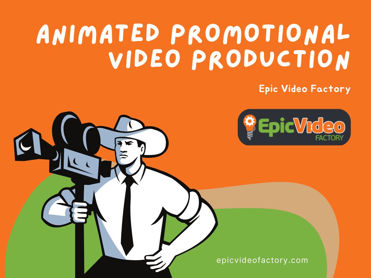 Epic Video Factory has various packages available, each catering to the different needs of your company. We create, write and produce a compelling script. We shoot, edit, color correct, and animate it.

#epicvideofactory #animatedvideos #professionalvideos