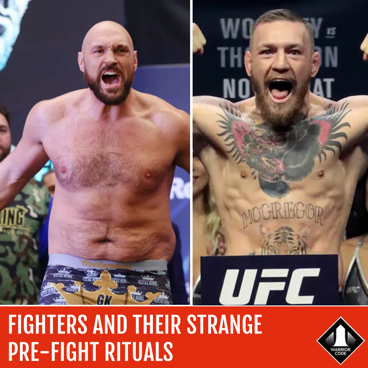 Some fighters have weird pre-fight rituals 😯 Check them out here: warriorcode.com/en/fight-news/…

----
#boxingcoach #boxingtips #boxing #mma #ufc #kickboxing #boxingtraining