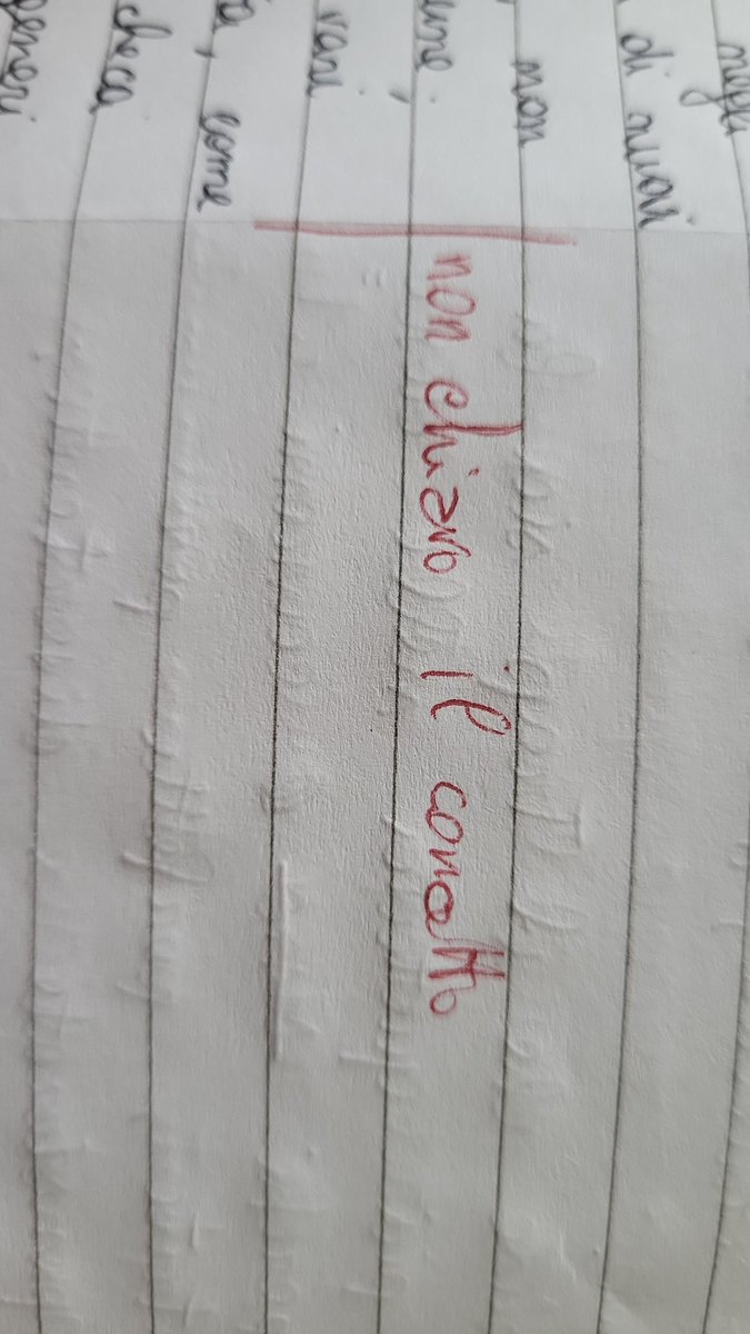 ho letto " non chiavo"