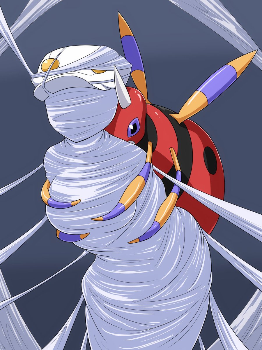 #1月10日は蜘蛛糸拘束の日
新規絵がないので過去絵をいっぱい上げます① 